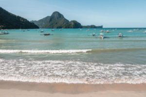Udsigten fra El Nido strand