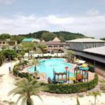 Poolområdet på Walking Street Hostel