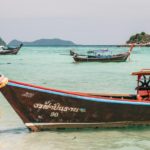 Longtailbåde ved Sunrise Beach