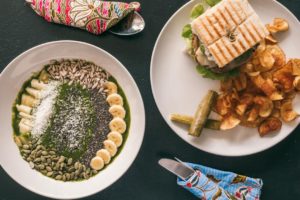 Pittoresk og sund mad fra Café Tropical