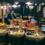 En af boderne i Nishiki-markedet