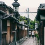 Gammeldags atmosfære i Higashiyama