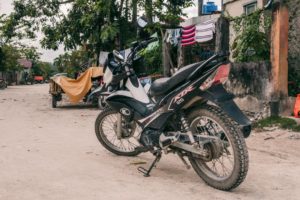 Vores scooter på Siargao
