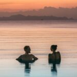 Solnedgang fra Lipa Lodge