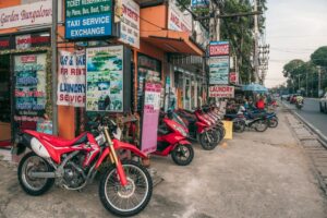 Scootere på Koh Samui