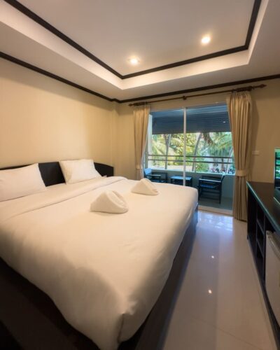 Vores værelse på Marina Beach Resort