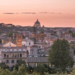 Solnedgang fra Aventinerhøjen