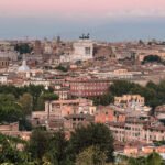 Roms historiske centrum set fra Terrazza del Gianicolo i Trastevere - bedste hoteller og overnatning i Rom