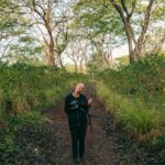 Victoria på en kaffefarm i Etiopien