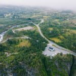 Parkeringsområdet ved Fossatromma