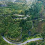 Vejen mellem Vøringsfossen og Eidfjord