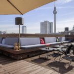 Tagterrasse med udsigt over Berlin