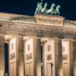 Brandenburger Tor om aftenen