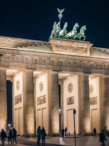 Brandenburger Tor om aftenen