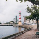 Malmøs gamle fyrtårn ved havnen