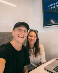 Alex og Victoria, digitale nomader
