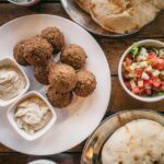 Falafel og hummus