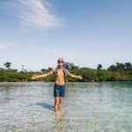 Alex nyder Playa Estrella uden at røre ved søstjernerne