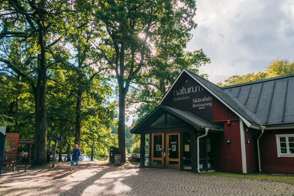På vandretur i Söderåsen Nationalpark i Skåne, Sverige – Nordombord