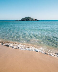 Chia-strand på Sardinien