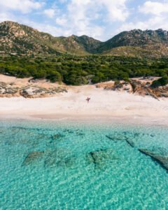 Spiaggia di Porto Sa Ruxi drone