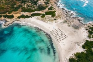 Sardinien caribisk strand