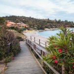 Den lokale strand i Arbatax