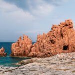 Røde klipper i Arbatax