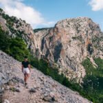 Victoria på vej ned i Gola di Gorropu