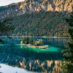 Eibsee med Zugspitze i baggrunden