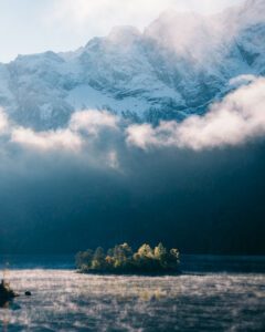 Eibsee i Tyskland