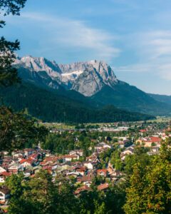 Udsigt over Garmisch-Partenkirchen