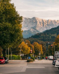 Gade i Garmisch-Partenkirchen