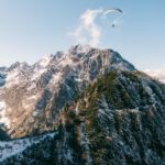 Paraglidere ved Alpspitze