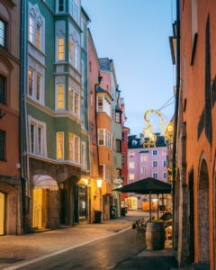 Innsbruck om aftenen