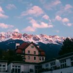 Udsigt til bjergene i Innsbruck