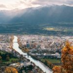 Udsigt over Innsbruck i Østrig