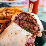 Vegansk burrito fra Green Flamingo i Innsbruck