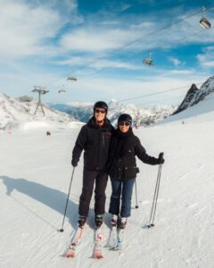 Ski på Stubaigletsjeren