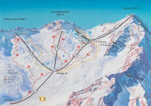 Skikortet for Zugspitze-området