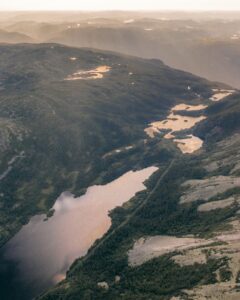 Vandreruten til Gaustatoppen fra Selstali Seter