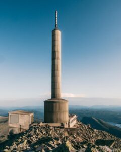 Tårnet på toppen af Gaustatoppen