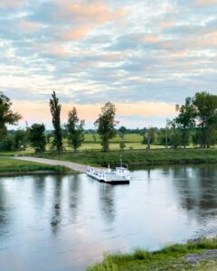 Solnedgang fra Gasthaus Zum Anker