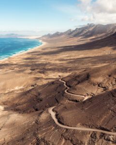 Cofete strand på Fuerteventura