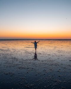 Solnedgang over Vadehavet