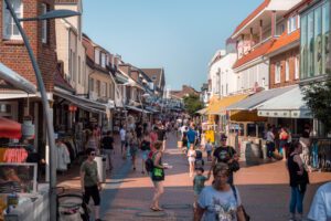 Büsum-by om sommeren