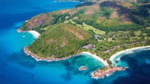 Constance Lemuria på Praslin