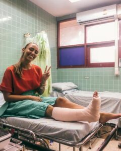 Victoria på hospitalet i Thailand