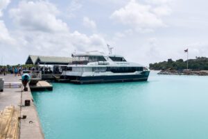 Færge på Seychellerne