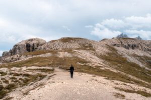 Vandresti til Cadini di Misurina-udsigspunktet